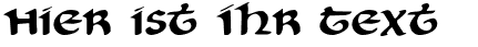 Ihre Vorschau von der Schriftart Cry Uncial