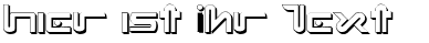 Ihre Vorschau von der Schriftart Xephyr Shadow