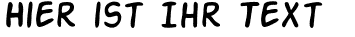 Ihre Vorschau von der Schriftart Action Man