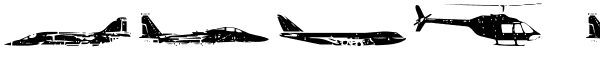 Ihre Vorschau von der Schriftart Air Force