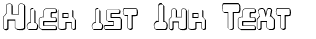 Ihre Vorschau von der Schriftart Xped Shadow