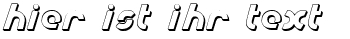 Ihre Vorschau von der Schriftart Metroplex Shadow