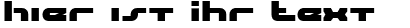 Ihre Vorschau von der Schriftart Uni-Sol