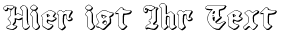 Ihre Vorschau von der Schriftart Uberhlme Outline