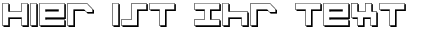 Ihre Vorschau von der Schriftart Stuntman Shadow