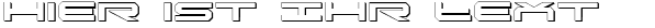 Ihre Vorschau von der Schriftart Oramac Shadow