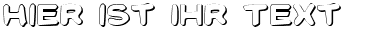 Ihre Vorschau von der Schriftart Toon Town Industrial Shadow