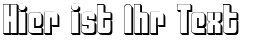 Ihre Vorschau von der Schriftart Philadelphia 3D