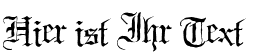 Ihre Vorschau von der Schriftart Black Night