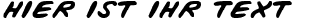 Ihre Vorschau von der Schriftart Vigilante Notes