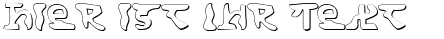 Ihre Vorschau von der Schriftart Homeworld Translator Shadow