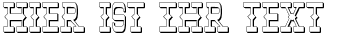 Ihre Vorschau von der Schriftart Tombstone Shadow
