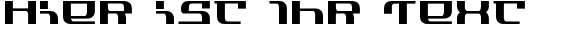 Ihre Vorschau von der Schriftart Infinity Formula