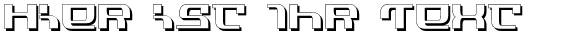 Ihre Vorschau von der Schriftart Infinity Formula Shadow