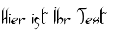 Ihre Vorschau von der Schriftart Xaphan