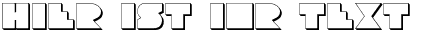 Ihre Vorschau von der Schriftart Disco Deck Shadow