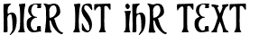 Ihre Vorschau von der Schriftart Xiphos