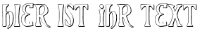 Ihre Vorschau von der Schriftart Xiphos 3D