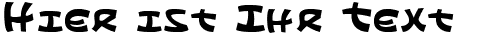 Ihre Vorschau von der Schriftart Ephesian