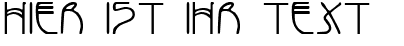 Ihre Vorschau von der Schriftart Coyote Deco