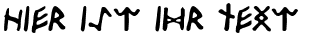 Ihre Vorschau von der Schriftart Odinson
