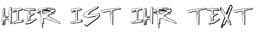 Ihre Vorschau von der Schriftart Incubus Shadow