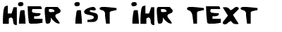 Ihre Vorschau von der Schriftart Crappity-Crap-Crap