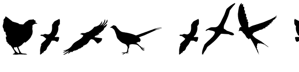 Ihre Vorschau von der Schriftart Birds of a Feather