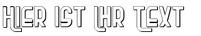 Ihre Vorschau von der Schriftart Ro'Ki'Kier Shadow