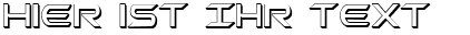 Ihre Vorschau von der Schriftart Promethean Shadow