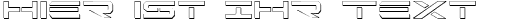 Ihre Vorschau von der Schriftart Free Agent 3D