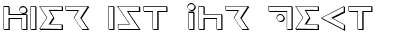Ihre Vorschau von der Schriftart Iron Cobra 3D