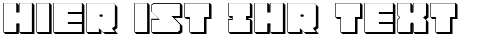 Ihre Vorschau von der Schriftart Lobotommy 3D