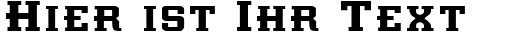 Ihre Vorschau von der Schriftart Interceptor