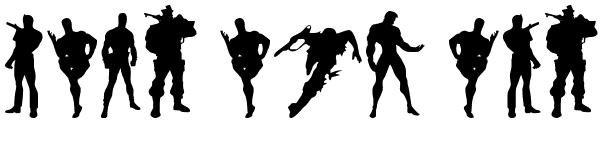 Ihre Vorschau von der Schriftart Action Men