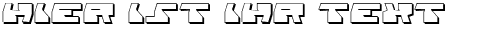 Ihre Vorschau von der Schriftart Daedalus Shadow