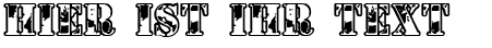Ihre Vorschau von der Schriftart 1st Cav