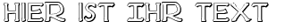 Ihre Vorschau von der Schriftart Hadriatic Shadow