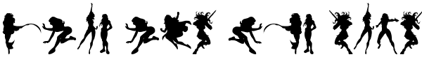Ihre Vorschau von der Schriftart Action Women