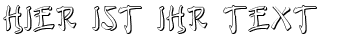 Ihre Vorschau von der Schriftart Bushido Shadow