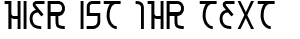 Ihre Vorschau von der Schriftart Moon Dart