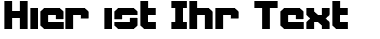 Ihre Vorschau von der Schriftart Weaponeer