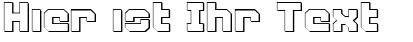 Ihre Vorschau von der Schriftart Weaponeer Shadow
