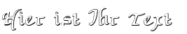 Ihre Vorschau von der Schriftart Valley Forge Outline