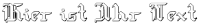 Ihre Vorschau von der Schriftart Redcoat Shadow