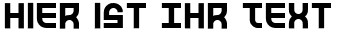 Ihre Vorschau von der Schriftart Trek Trooper