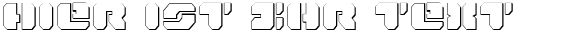 Ihre Vorschau von der Schriftart Dan Stargate Outline