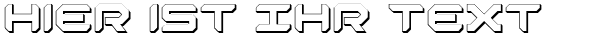 Ihre Vorschau von der Schriftart Robotaur 3D