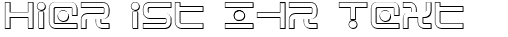 Ihre Vorschau von der Schriftart Sagan Outline