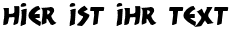Ihre Vorschau von der Schriftart 300 Trojans